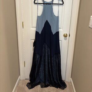 BCBG Long Blue Dress